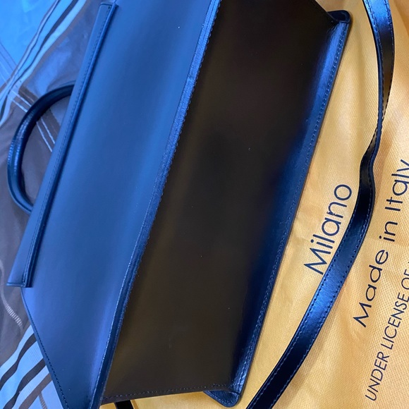 Mario Valentino Black Anais Soave Satchel - Picture 5 of 9